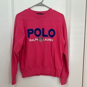 Polo by Ralph Lauren Pink Crew Neck Sweater